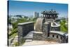 Huge Stone Walls around the Fortress of Suwon, UNESCO World Heritage Site, South Korea, Asia-Michael-Stretched Canvas