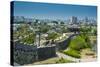 Huge Stone Walls the Fortress of Suwon, UNESCO World Heritage Site, South Korea, Asia-Michael-Stretched Canvas