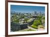 Huge Stone Walls the Fortress of Suwon, UNESCO World Heritage Site, South Korea, Asia-Michael-Framed Photographic Print