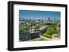 Huge Stone Walls the Fortress of Suwon, UNESCO World Heritage Site, South Korea, Asia-Michael-Framed Photographic Print