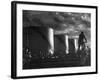 Huge Storage Tanks of Aramco Oil Co-Howard Sochurek-Framed Photographic Print