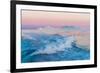 Huge Stranded Icebergs at the Mouth of the Icejord Near Ilulissat at Midnight, Greenland-Luis Leamus-Framed Photographic Print