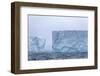 Huge Tabular Icebergs Broken Off from B-17A Iceberg Near Cooper Bay, Polar Regions-Michael Nolan-Framed Photographic Print