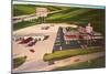 Huge Texaco Service Plaza-null-Mounted Art Print