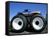 Huge Tyres, Big Foot, Customised Car, USA-John Miller-Framed Stretched Canvas