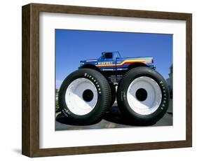 Huge Tyres, Big Foot, Customised Car, USA-John Miller-Framed Photographic Print