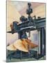 Huge vertical boring mill, 1938-Unknown-Mounted Giclee Print