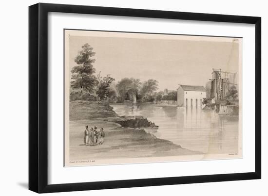 Huge Water Wheel Near Antakya (Antioch)-null-Framed Art Print