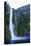 Huge Waterfall in Milford Sound, Fiordland National Park, South Island, New Zealand, Pacific-Michael Runkel-Stretched Canvas