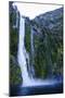 Huge Waterfall in Milford Sound, Fiordland National Park, South Island, New Zealand, Pacific-Michael Runkel-Mounted Photographic Print