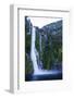 Huge Waterfall in Milford Sound, Fiordland National Park, South Island, New Zealand, Pacific-Michael Runkel-Framed Photographic Print