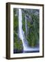 Huge Waterfall in Milford Sound-Michael-Framed Photographic Print