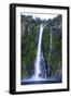 Huge Waterfall in Milford Sound-Michael-Framed Photographic Print