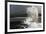 Huge Waves Crash Against a Stone Jetty at Criccieth, Gwynedd, Wales, United Kingdom, Europe-Graham Lawrence-Framed Photographic Print