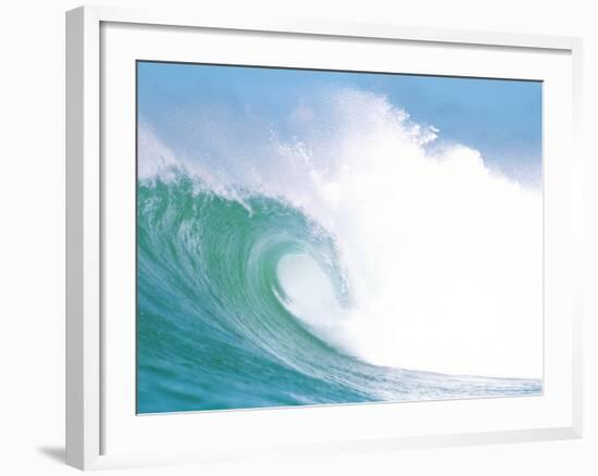 Huge Waves in Ocean-null-Framed Photographic Print