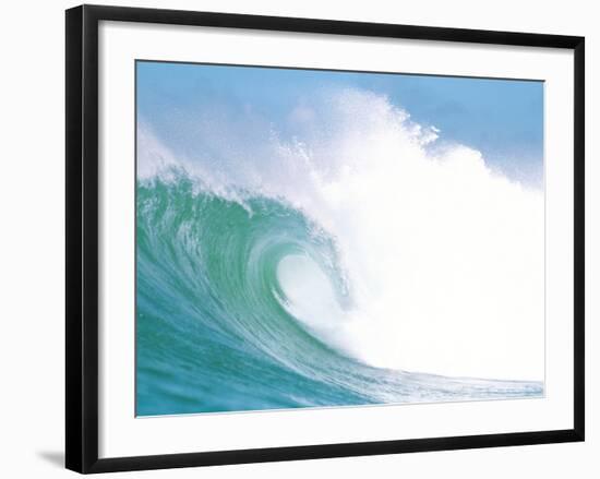 Huge Waves in Ocean-null-Framed Photographic Print