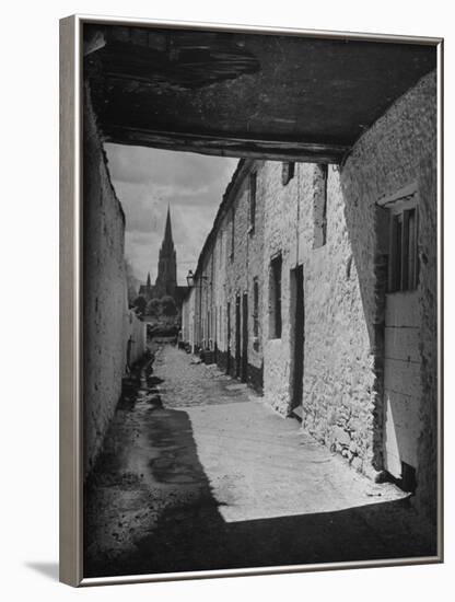 Huggard's Lane, on of Several Lanes Leading Off the Main Street in Killarney-null-Framed Photographic Print