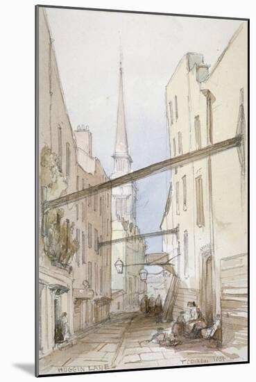 Huggin Lane, City of London, 1851-Thomas Colman Dibdin-Mounted Giclee Print