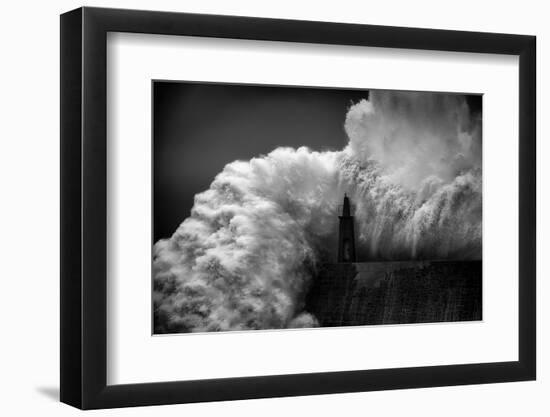 Hugging the Lighthouse-Alfonso maseda varela-Framed Photographic Print