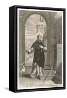 Hugh Bishop of Lincoln-Pierre-Jean Mariette-Framed Stretched Canvas