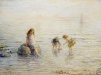 Sailing the Toy Boat, 1897-Hugh Cameron-Stretched Canvas