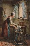 The Young Mother, c1887-Hugh Carter-Framed Stretched Canvas
