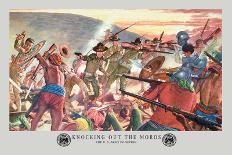 Knocking Out the Moros-Hugh Charles Mcbarron Jr.-Art Print