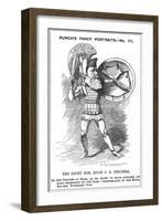 Hugh Childers Cartoon-Linley Sambourne-Framed Art Print