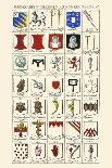 Partition Lines for Shields of Heraldry-Hugh Clark-Art Print