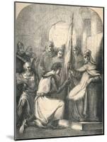 Hugh De Vermandois Receiving a Consecrated Banner from Pope Urban, 1869-null-Mounted Giclee Print