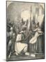 Hugh De Vermandois Receiving a Consecrated Banner from Pope Urban, 1869-null-Mounted Giclee Print