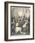 Hugh De Vermandois Receiving a Consecrated Banner from Pope Urban, 1869-null-Framed Giclee Print