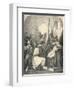 Hugh De Vermandois Receiving a Consecrated Banner from Pope Urban, 1869-null-Framed Giclee Print