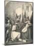 Hugh De Vermandois Receiving a Consecrated Banner from Pope Urban, 1869-null-Mounted Giclee Print