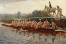 In the Golden Days-Hugh Goldwin Riviere-Stretched Canvas