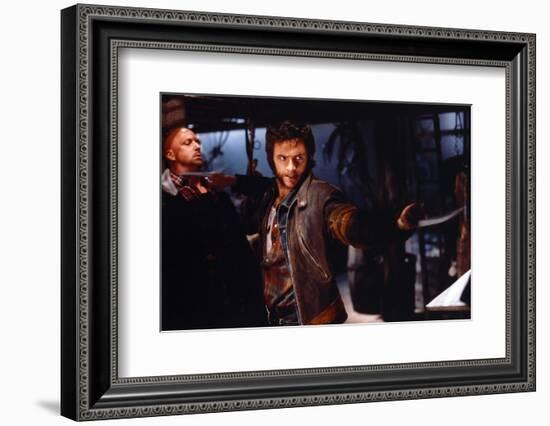 Hugh Jackman as Wolverine in X-Men Movie on a Fight Scene-Movie Star News-Framed Photo