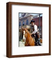 Hugh O'Brian, The Life and Legend of Wyatt Earp (1955)-null-Framed Photo