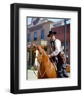 Hugh O'Brian, The Life and Legend of Wyatt Earp (1955)-null-Framed Photo