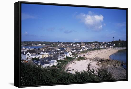 Hugh Town, St. Mary's, Isles of Scilly, United Kingdom-Geoff Renner-Framed Stretched Canvas