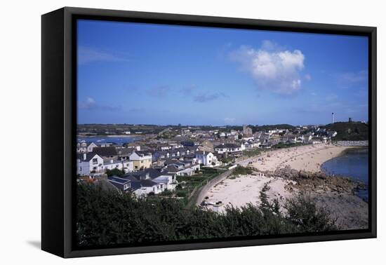 Hugh Town, St. Mary's, Isles of Scilly, United Kingdom-Geoff Renner-Framed Stretched Canvas
