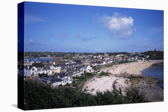 Hugh Town, St. Mary's, Isles of Scilly, United Kingdom-Geoff Renner-Stretched Canvas