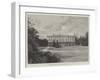 Hughenden Manor, Back View and Private Gardens-Charles Auguste Loye-Framed Giclee Print