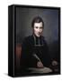 Hughes Felicite Robert De Lamennais-Paulin Jean Baptiste Guerin-Framed Stretched Canvas