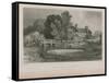 Hughes' Ferry Boat over the River Lea-null-Framed Stretched Canvas