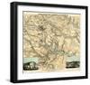 Hughes Military Map of Richmond and Petersburgh, Virginia, c.1864-W^c^ Major Hughes-Framed Art Print