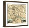 Hughes Military Map of Richmond and Petersburgh, Virginia, c.1864-W^c^ Major Hughes-Framed Art Print