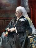 Queen Victoria, Late 19th Century-Hughes & Mullins-Framed Stretched Canvas