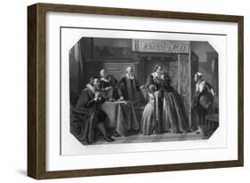 Hugo De Groot (Grotiu), 17th Century Dutch Jurist and Philosopher, C1870-CL van Kesteren-Framed Giclee Print