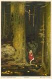 Little Girl in Big Forest-Hugo Grimm-Art Print