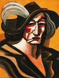 Woman Reading; Femme Lisant, 1926 (Gouache on Paper)-Hugo Scheiber-Giclee Print